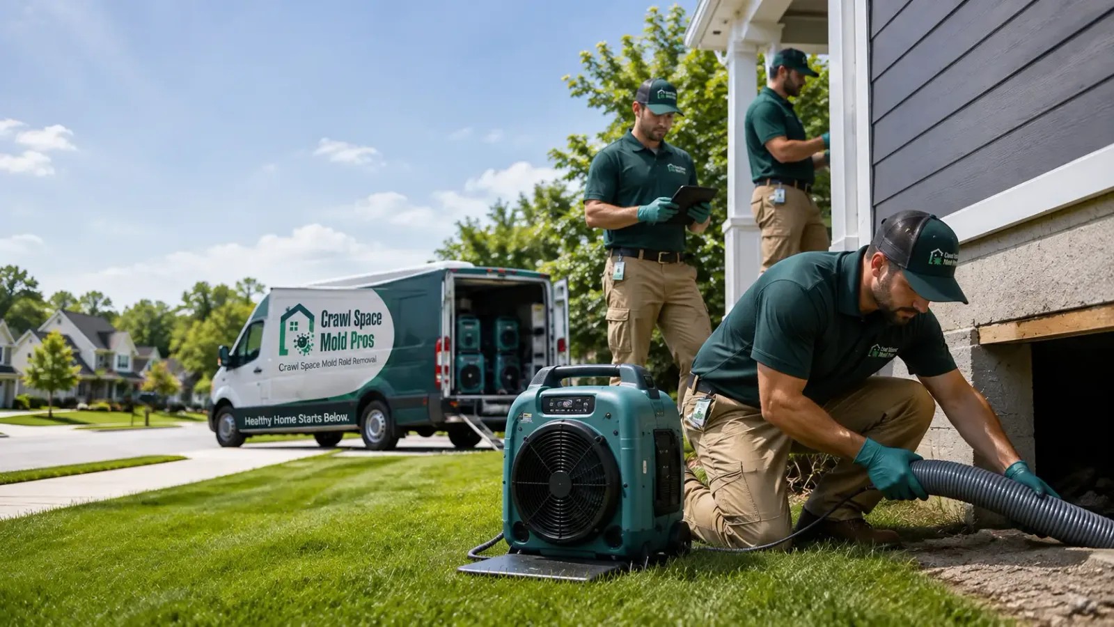 Crawl Space Mold Removal in Sutton, NE